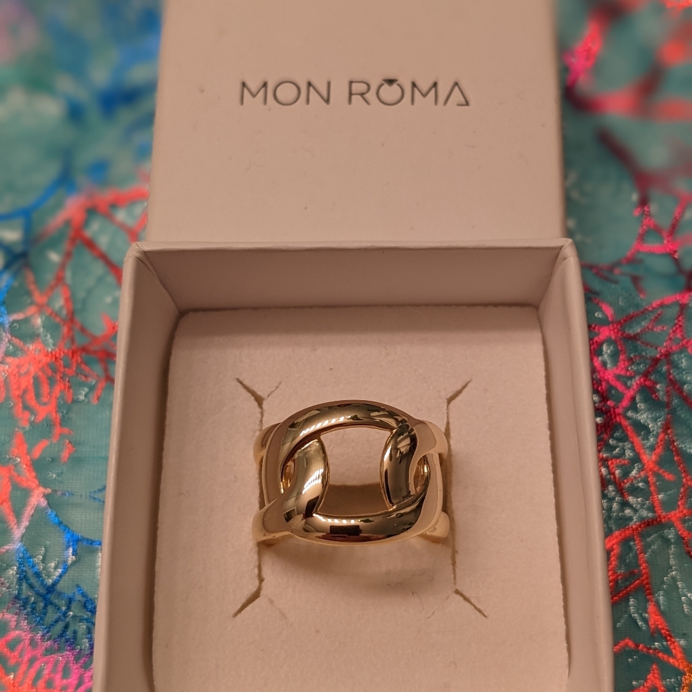 Double Knot Statement Ring - image 1